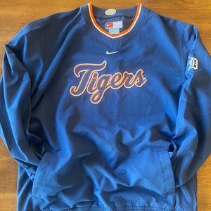 Youth XL Nike Detroit Tigers Pullover Windbreaker Jacket